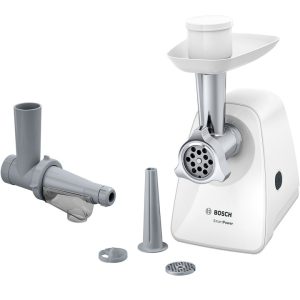 Masina de tocat Bosch MFW2515W, 1500W, storcator rosii